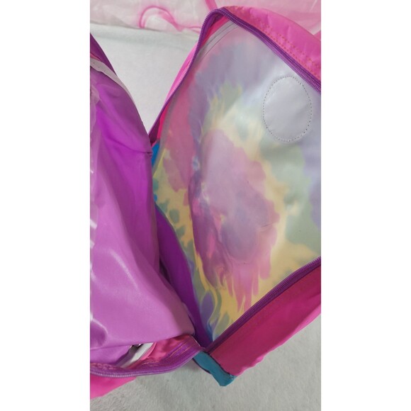 Vintage Lisa Frank 3 Girl Friends Groovy Tie Dye Backpack AS IS 90s Y2K - Picture 11 of 12